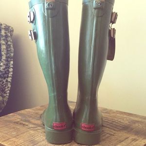 Chooka women’s rain boots (green)